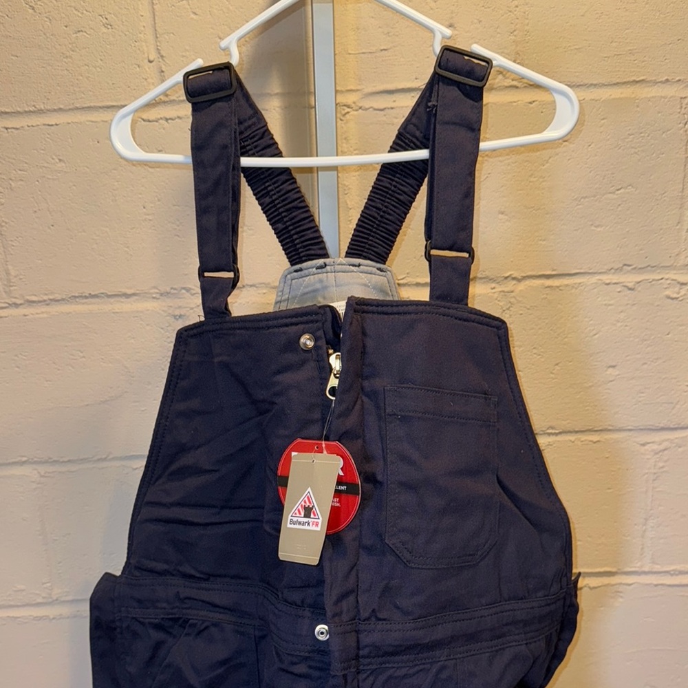 Bulwark FR Bib Overalls Adjustable Straps